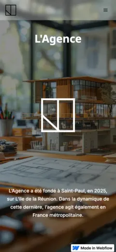 Projet d’agence d’architecture — visuel 1