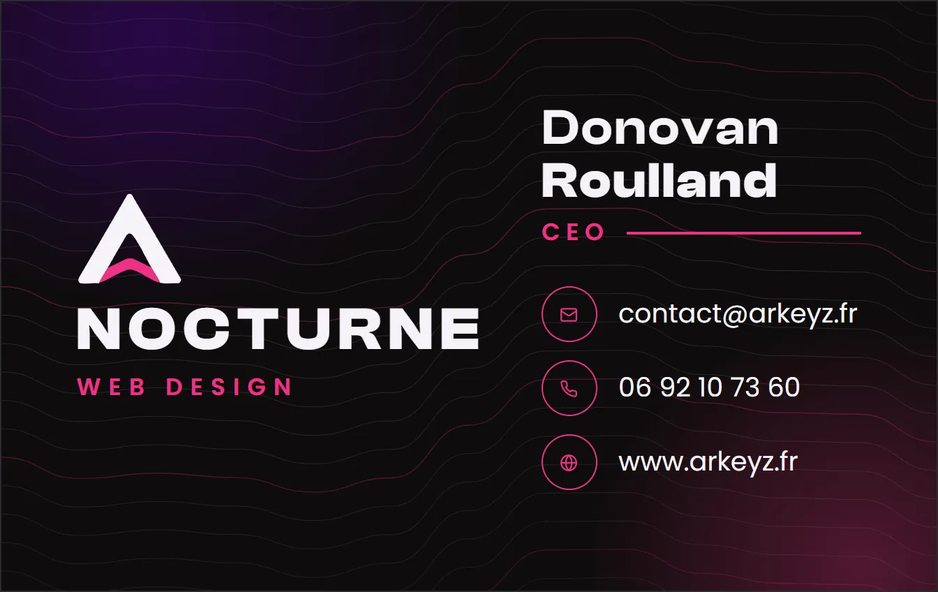 Kit de marque généré par Identity, charte Nocturne — page 24